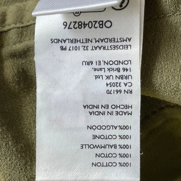 Free People Arya Utility Jacket, Medium, Dried Herb - NWT - Picture 9 of 9